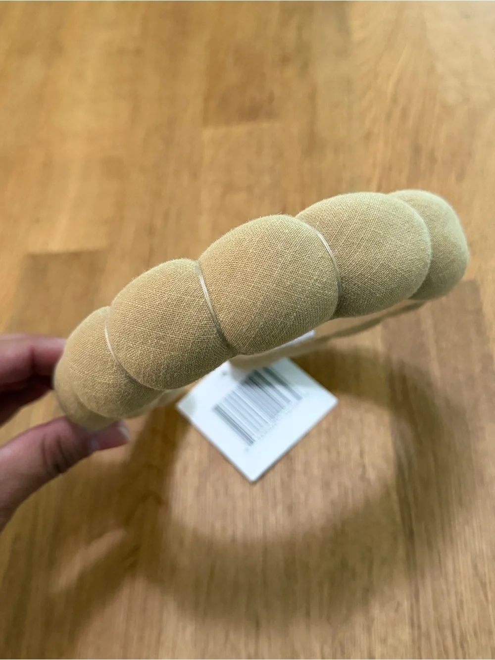 Versed Tan Linen Croissant Headband GRWM Viral NEW